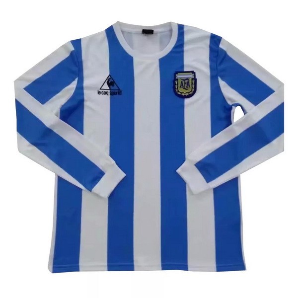 Tailandia Camiseta Argentina ML 1st Retro 1986 Azul